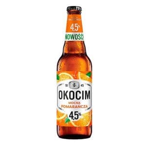 PIWO OKOCIM MOCNA POMARAŃCZA 4,5 % 500 ml