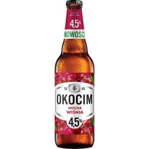 PIWO OKOCIM MOCNA WIŚNIA 4,5 % 500 ml